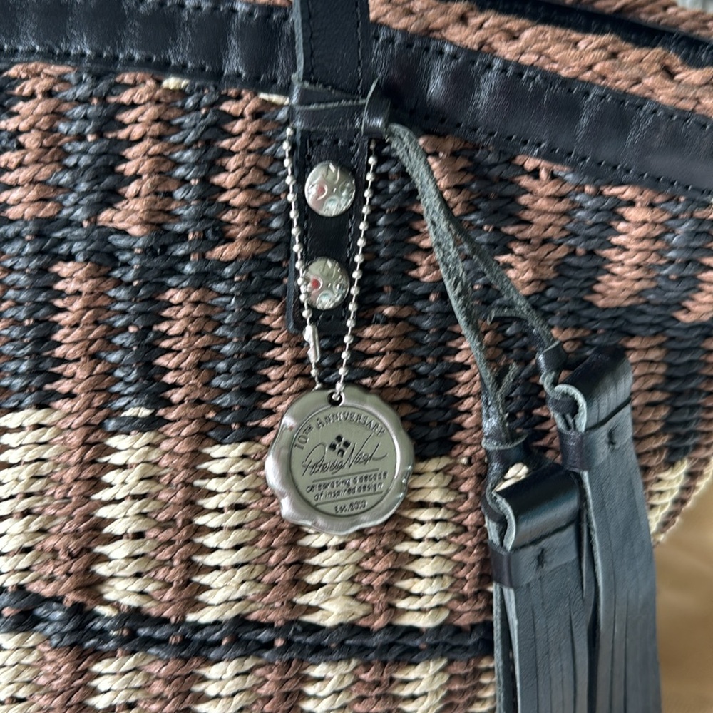Patricia Nash specialty woven Sellia tote - Picture 3 of 7